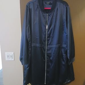 REBEL Blue Satin Jacket